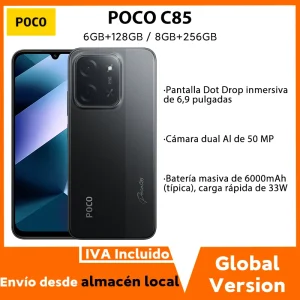 【World Premiere】POCO C85 Global Version Smartphone 128/256GB Helio G81-Ultra 6000mAh battery 6.9" display 50MP Camera 33W NFC